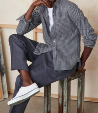 Officine Générale - Lipp Italian Silk Exclusive Print Shirt