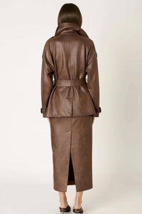 Nia - William Structured Belted Jacket