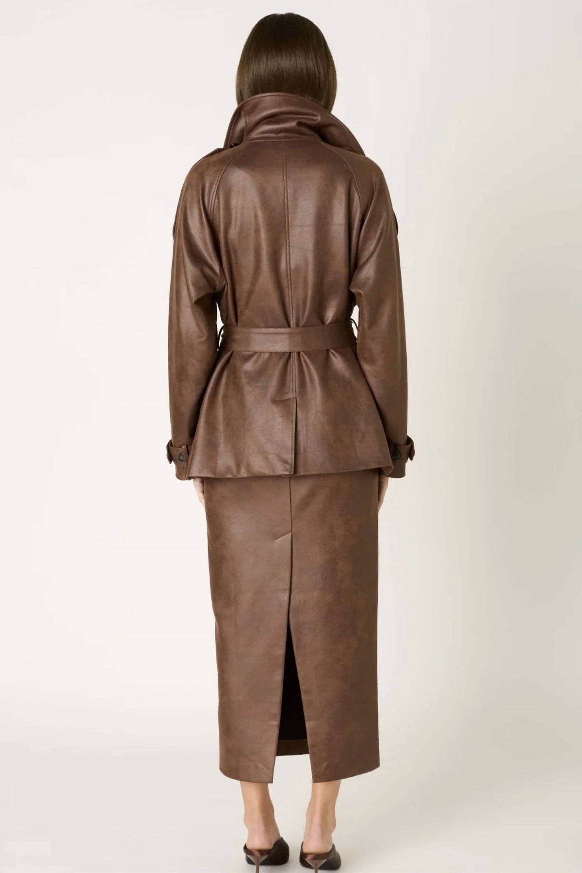 Nia - William Structured Belted Jacket