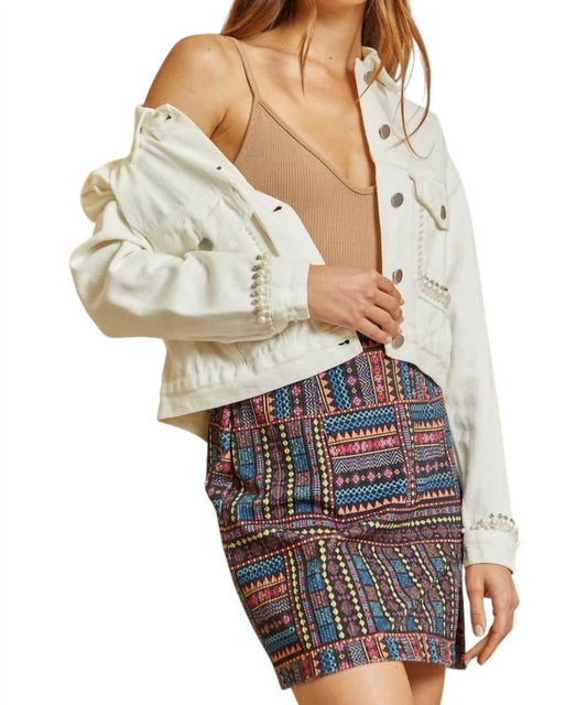 Andree By Unit - Party Doesn't Stop Studded Jacket