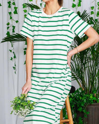 Vine & Love - Boat Crew Stripe Dress