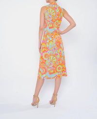 Flora Bea - Adrianne Button Up Sleeveless Dress