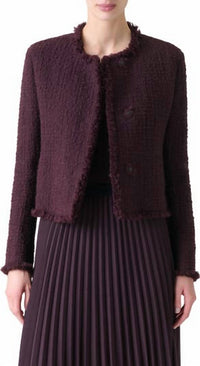 Akris Punto - Women's Wool Blend Tweed Jacket