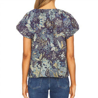Ulla Johnson Women's Issa Top in portofino - women's blouse - detail view