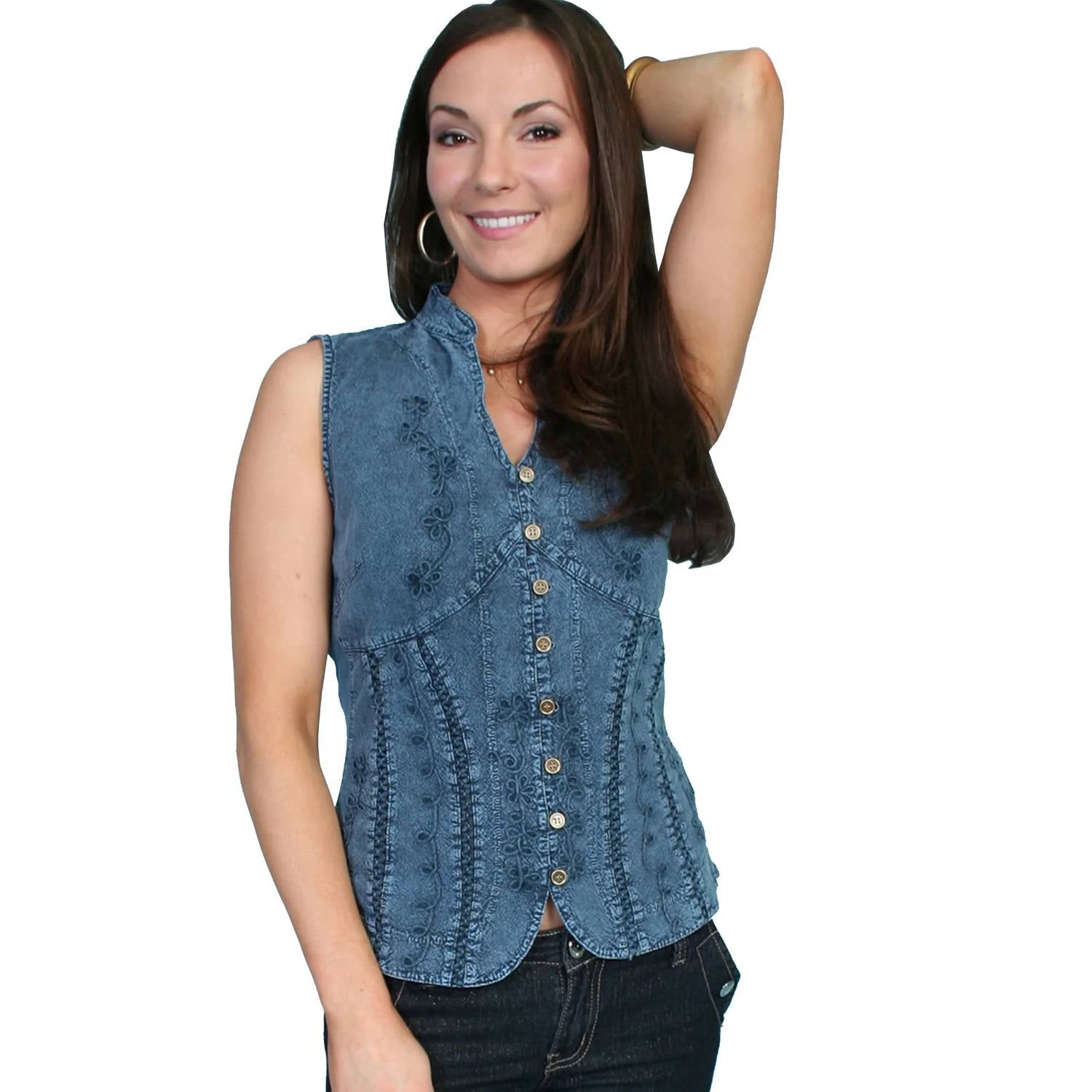 Scully - Peruvian Cotton Sleeveless Blouse