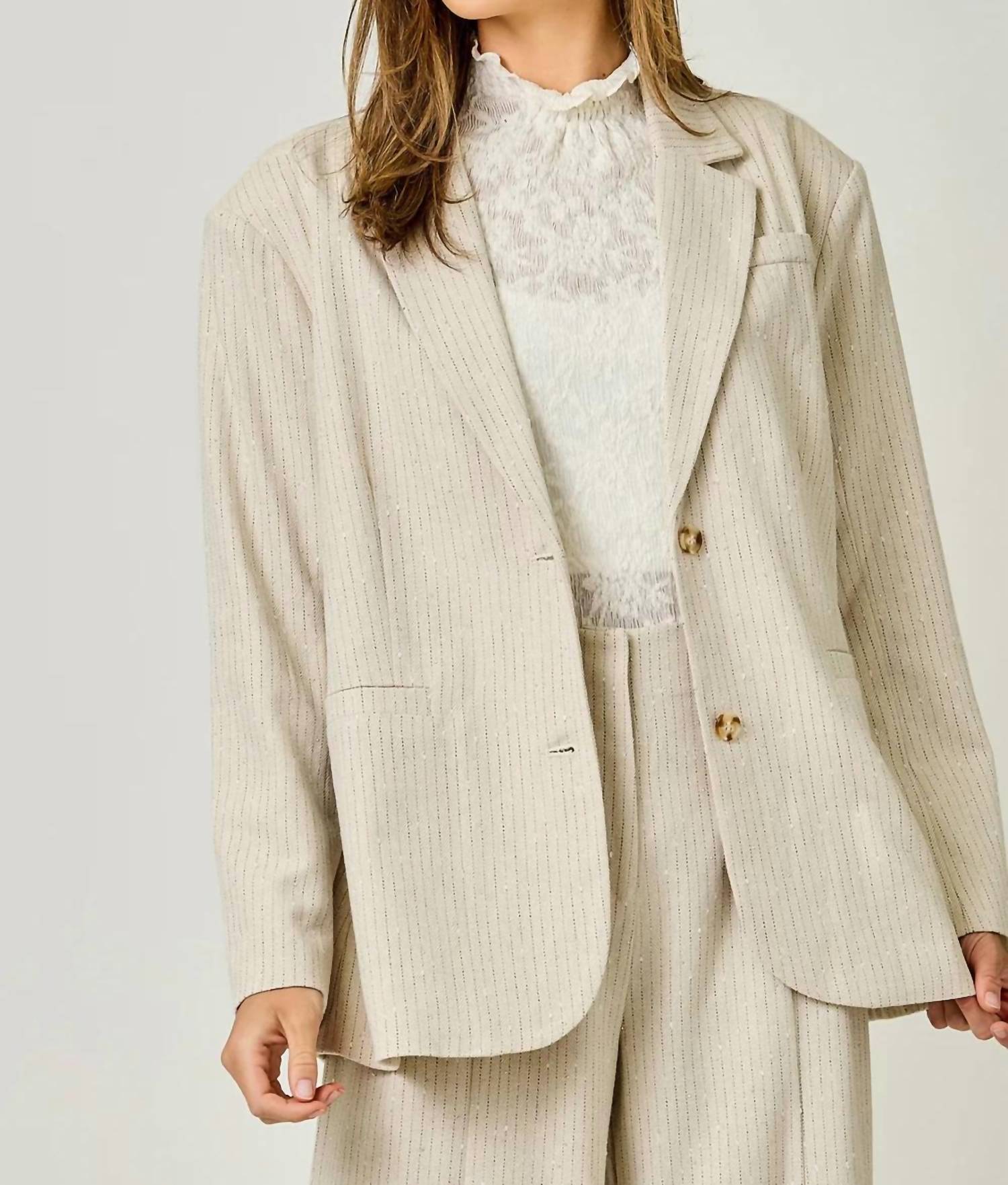 Mystree - Women’s Double Breasted Blazer