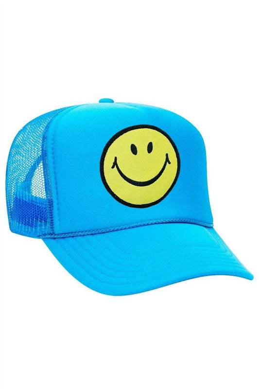 Aviator Nation - Kid's Smiley Vintage Low Rise Trucker Hat