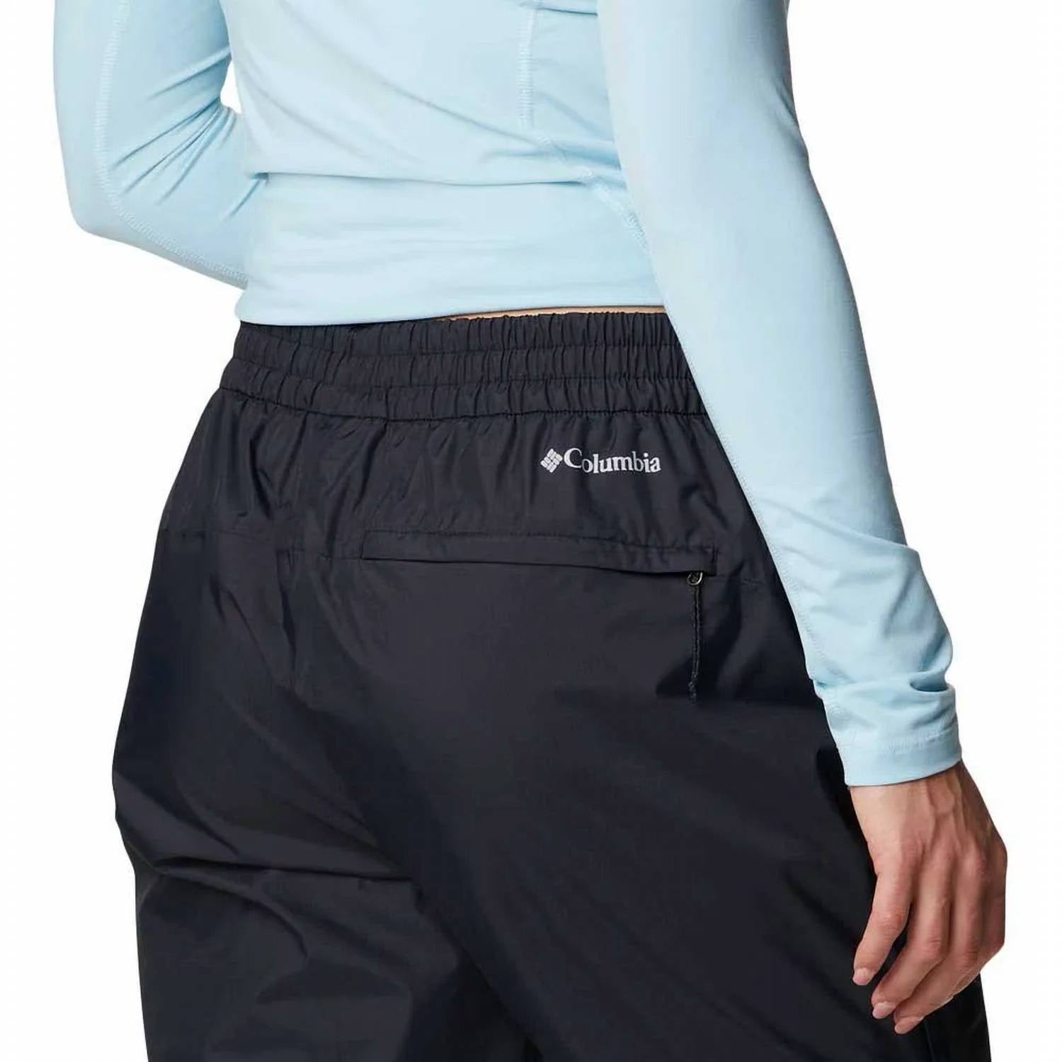 Columbia pouring adventure II pant in black - women's pants - detail view