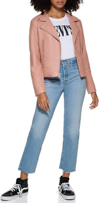 Levi'S - Faux Leather Asymmetrical Moto Jacket