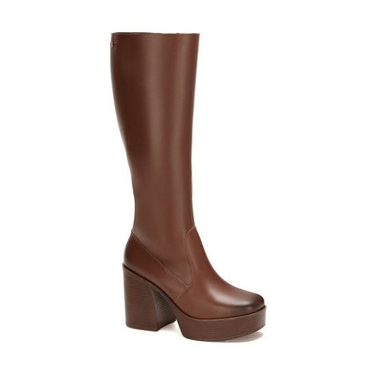 Andrea - Women's Tall Riding Boots With Full Side Zipper