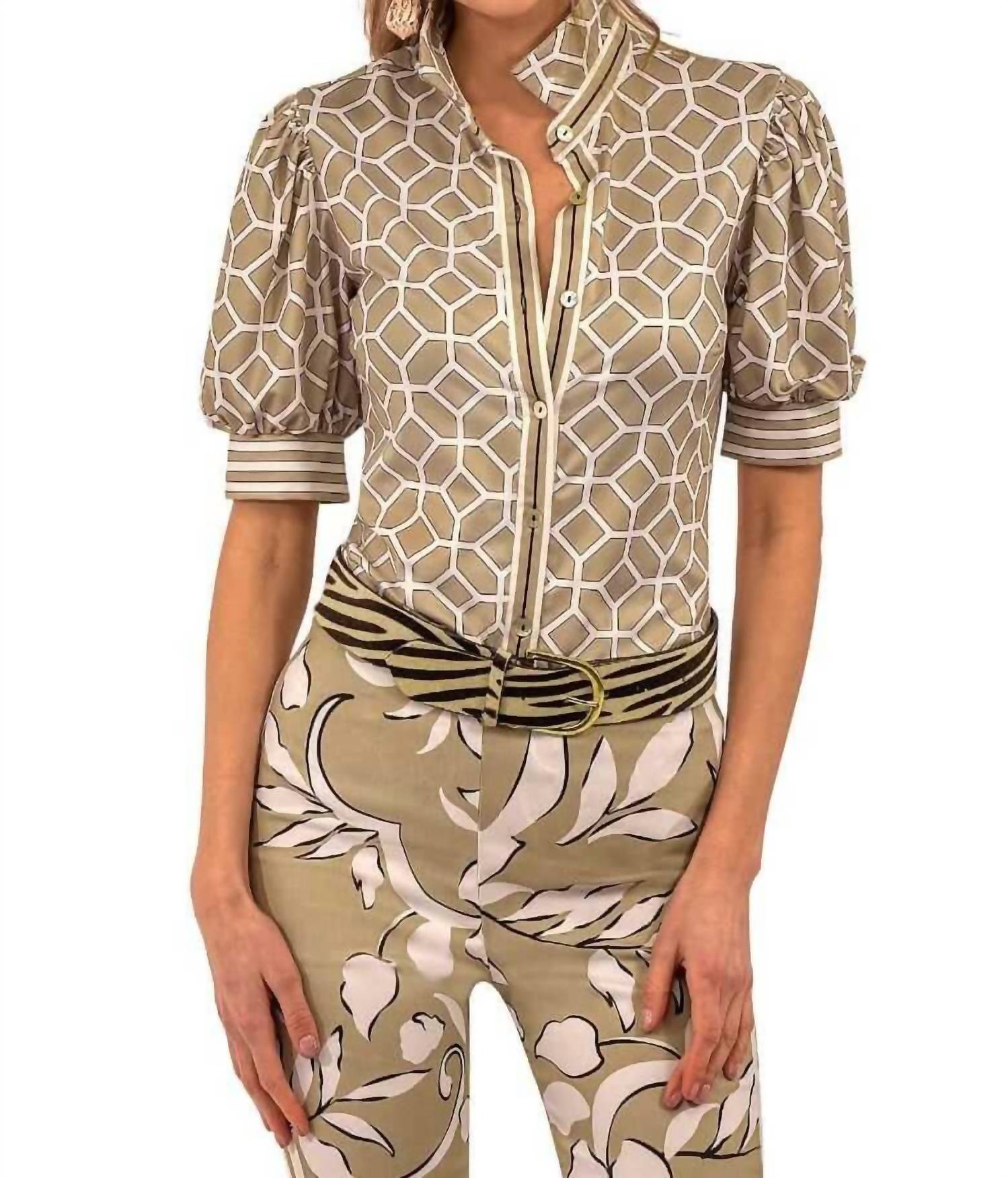 Gretchen Scott - Puff Sleeve Top
