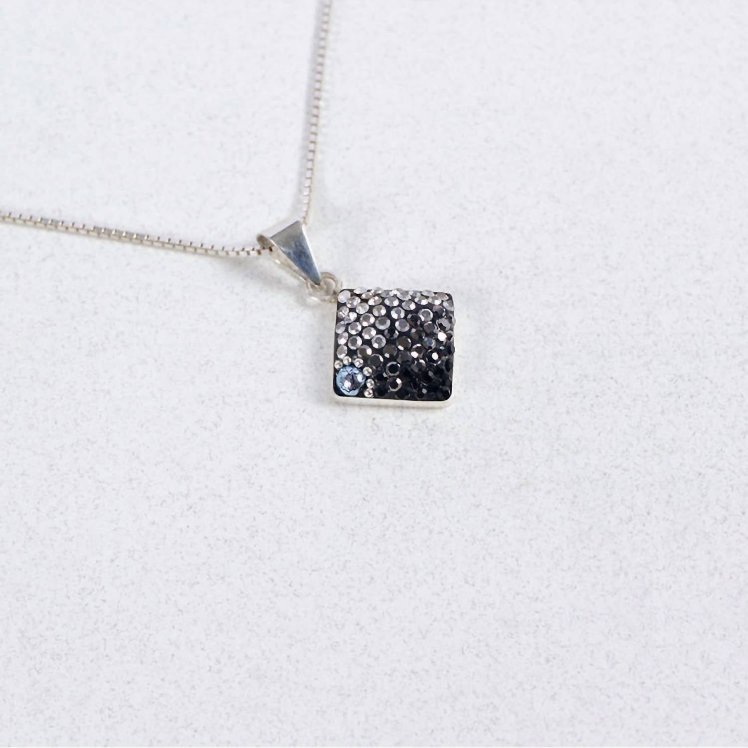 Mosaico Women's Diamond Pendant in silver - women's item