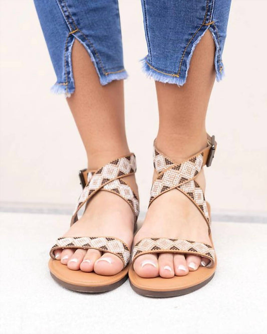 Grace And Lace - Embroidered Sandal