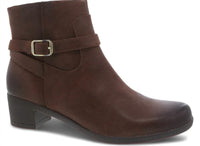 dansko Women's Cagney Boot in burnished suede brown - women's shoe