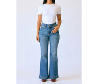 Judy Blue - High Waist Petite Tummy Control Flare Jeans