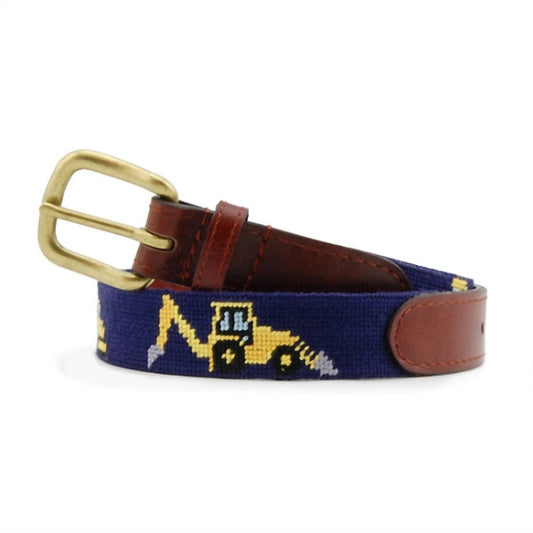 Smathers & Branson - Boys Construction Belt Needlepoint Belt