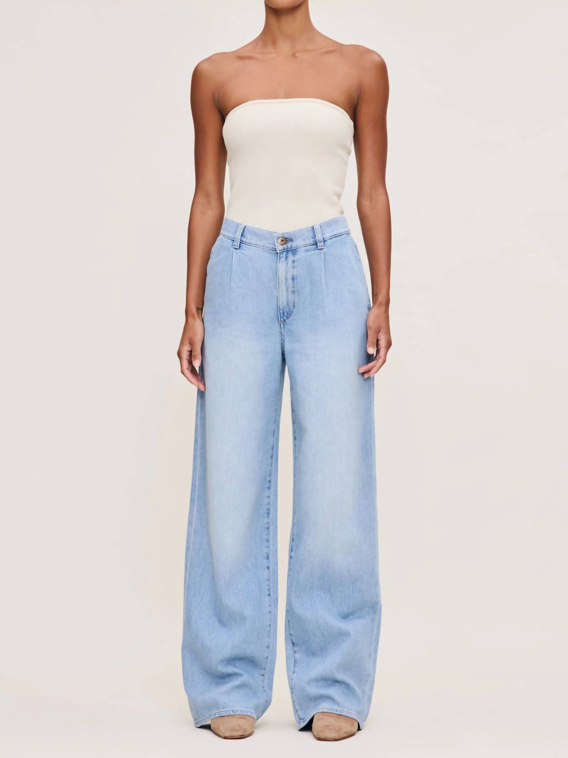 Dl1961 - Women'S - Isabel Wide Leg Straight Vintage Jeans