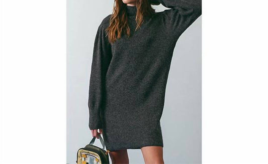 Mock Neck Sweater Dress