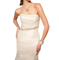 Casablanca - STRAPLESS LAYERED GOWN
