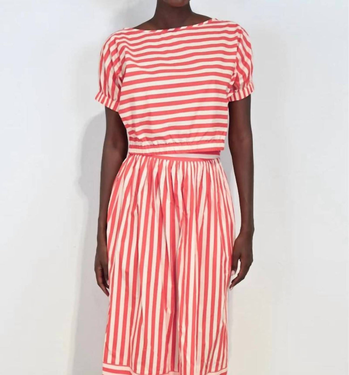 Never A Wallflower - Bubble Stripe Top