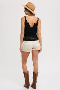 Bluivy - Crochet Layering Cami Tank Top