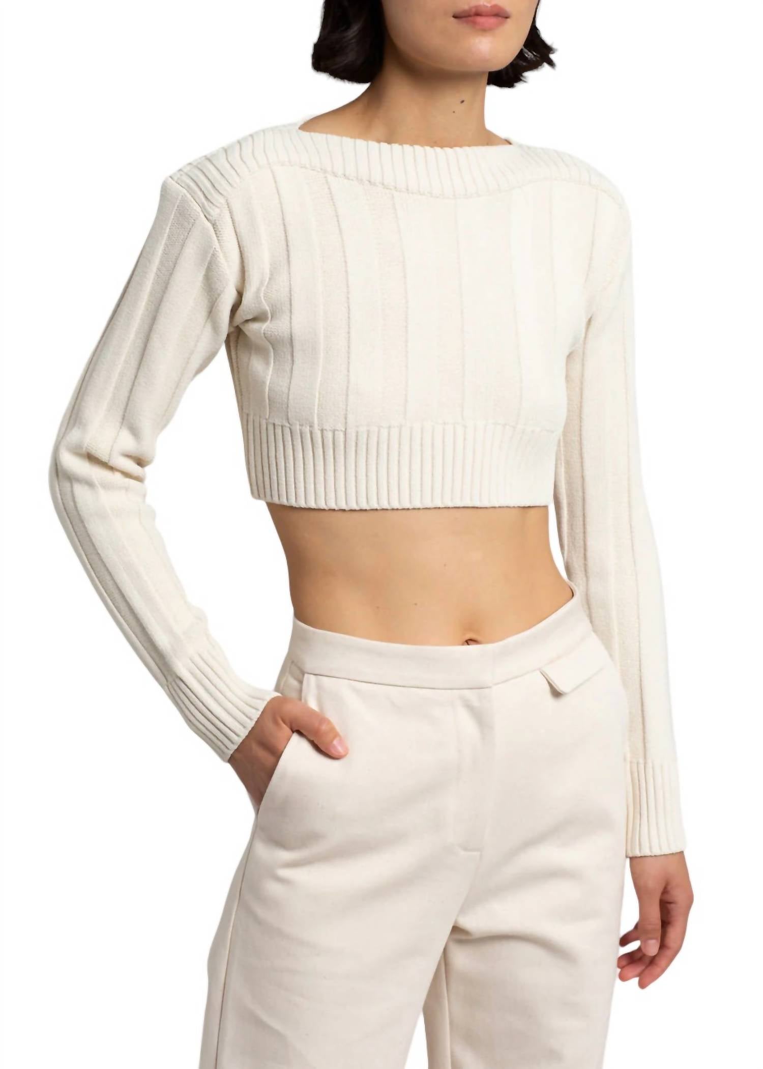 Matin - HIGH RISE SLIM PANTS