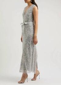 Huishan Zhang - Esma Embellished Tulle Maxi Dress