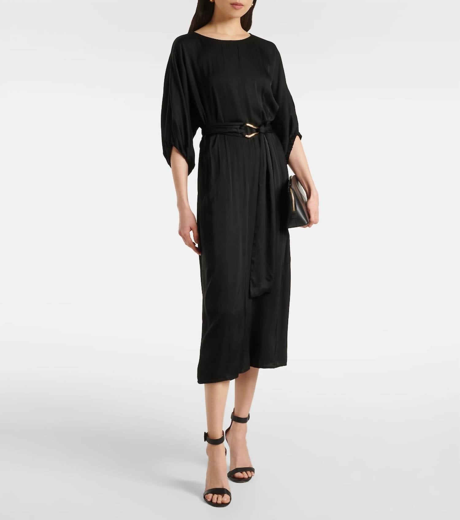 Velvet By Graham & Spencer - Laurel Puff Sleeve Midi Dress