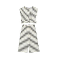 Mayoral - Girls' Stripes Long Trousers