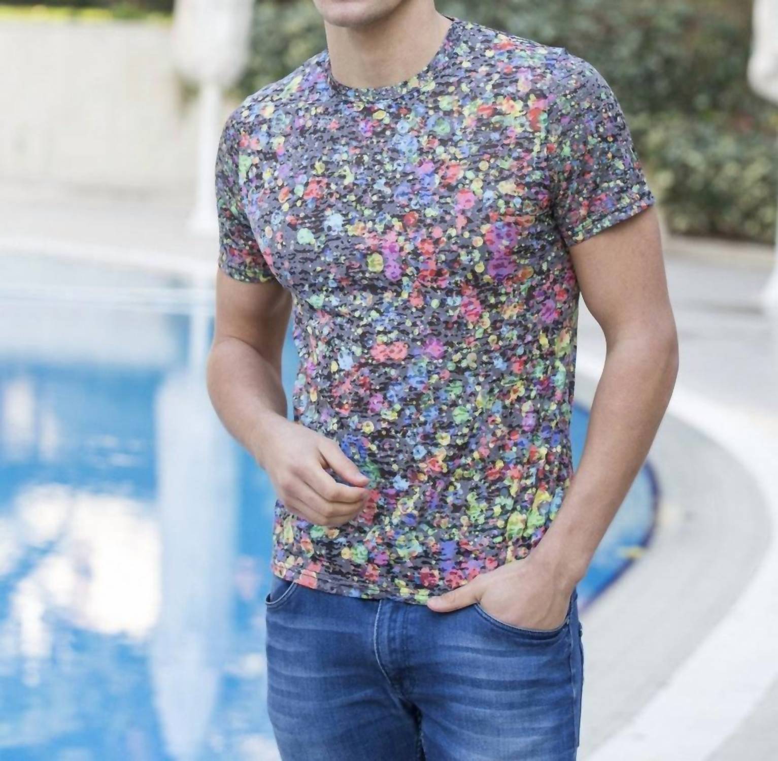 Eight X - Multi Paint Splash T-shirt