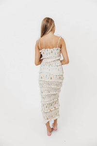 Aureum - Cypress Smocked Midi Dress
