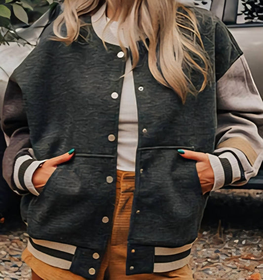 Easel - Varsity Style Bomber Jacket