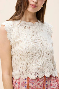 Cleobella - Astra Crochet Crop Top