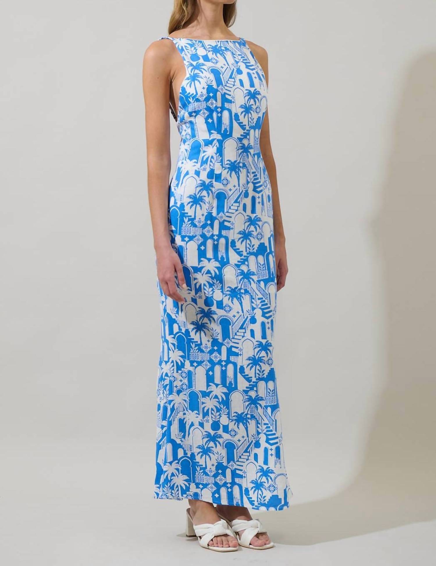 Sugarlips - Nala Mizie Open Back Maxi Dress