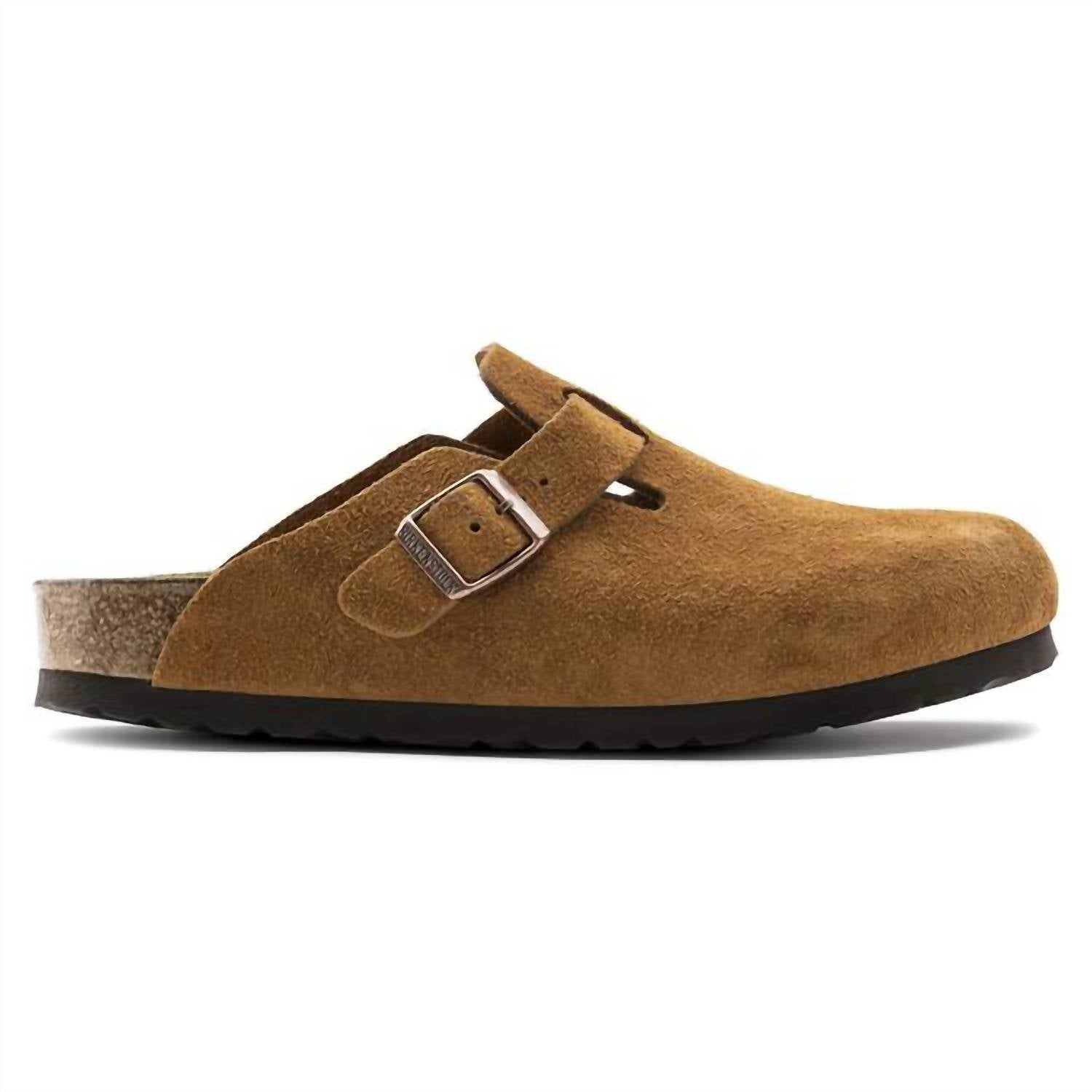 Birkenstock - Unisex Boston Soft Footbed Suede Leather Narrow Fit Clogs