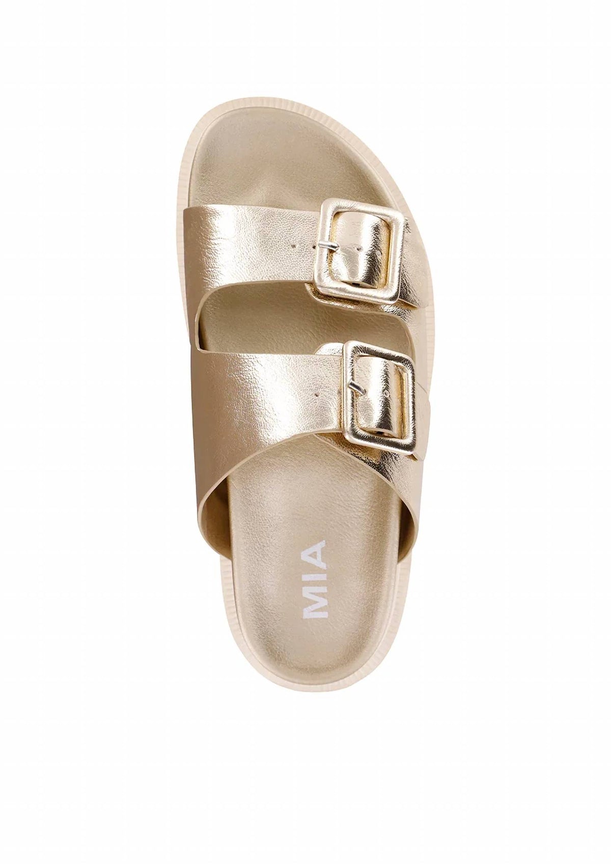 Mia Shoes - Women's Golden Hour Buckle Slides