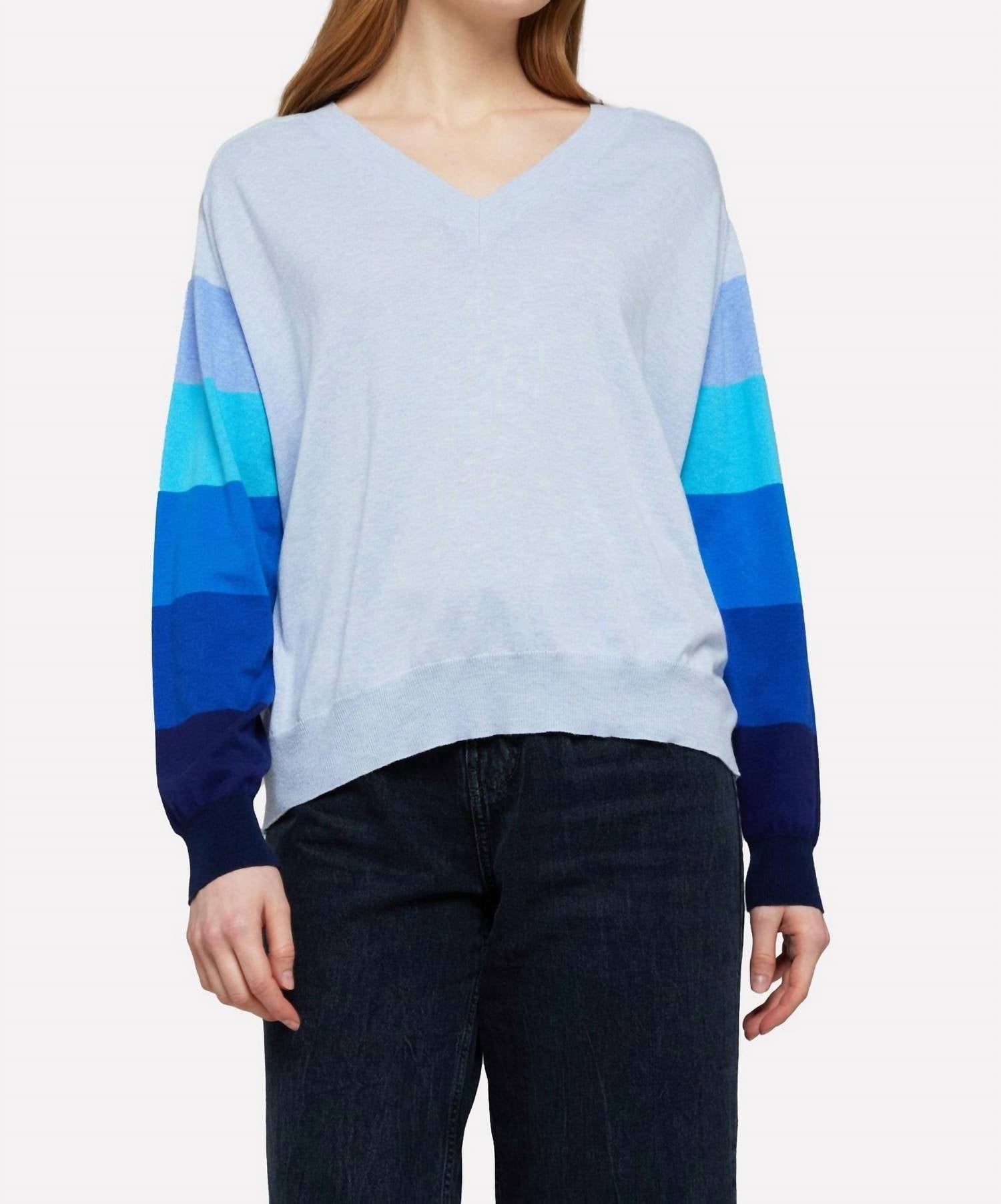 Wispr - Rainbow Raglan V Neck Sweater
