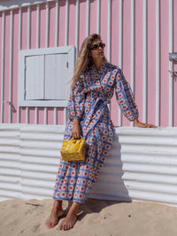 Odile - Simona Cross-chest Midi Dress