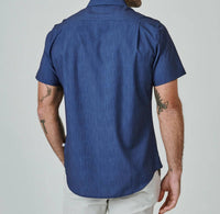 7Diamonds Pisco Short Sleeve Shirt in navy - men's shirt - view 4