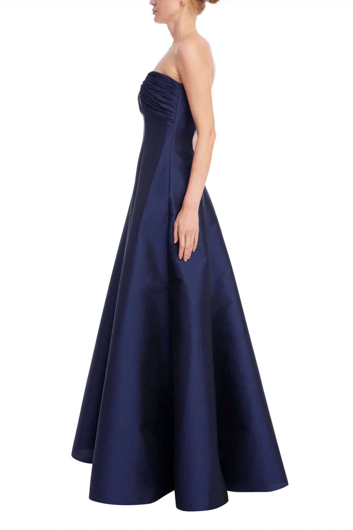 Badgley Mischka - Strapless A-line Ball Gown