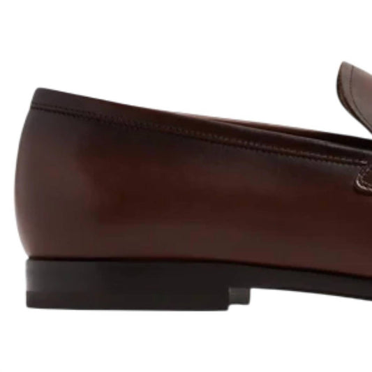 Salvatore Ferragamo - Men's Florio Gacini Ornament Leather Loafers