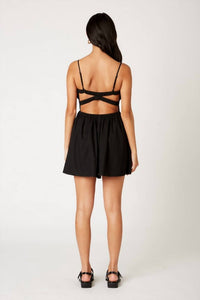 Cotton Candy - Mary Cross Back Mini Dress