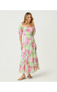 Lilly Pulitzer - Hadly Short Sleeve Smocked Maxi Dress