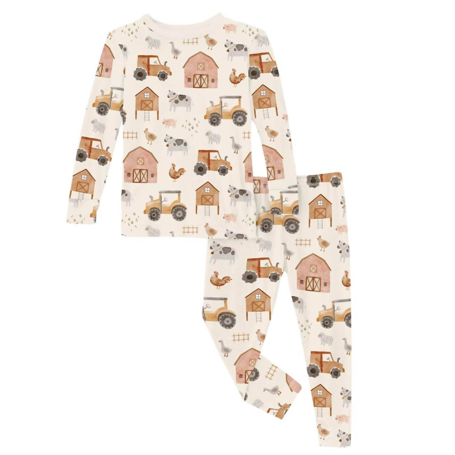 Kickee - Long Sleeve Pajama Set