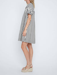 Renuar - Coastal Cabana Stripe Mini Dress