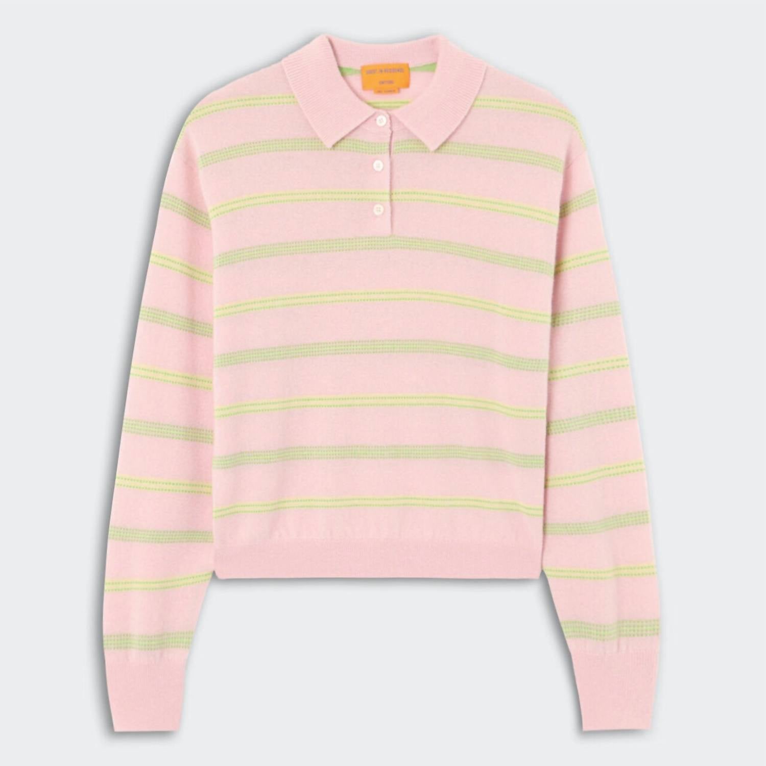 Guest In Residence - Collegiate Stripe Polo