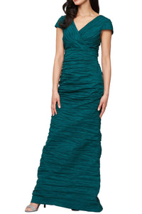 Alex Evenings - Women's Bodice Empire Waist A Line Dress