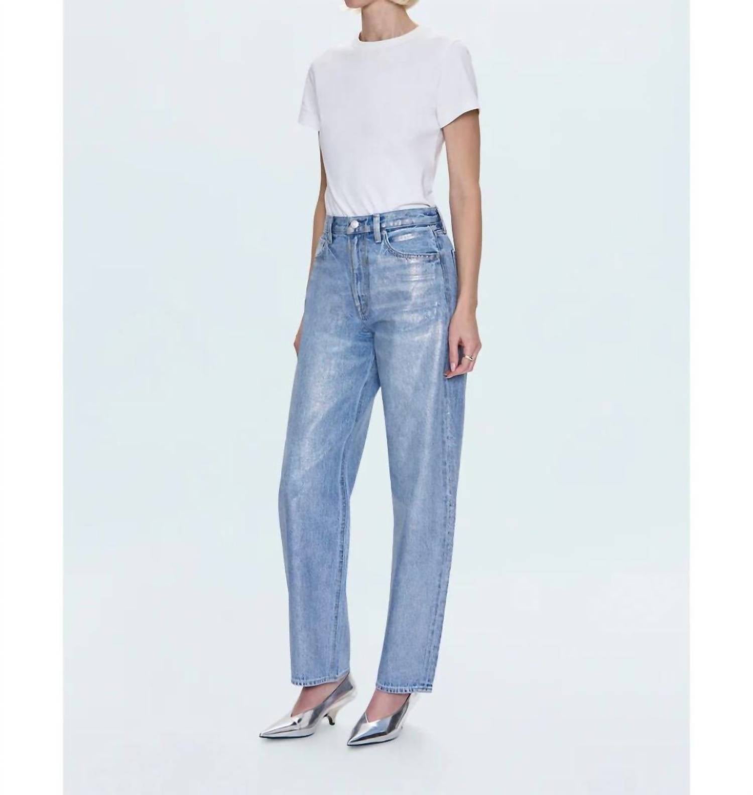 Pistola - Wes High Rise Barrel Jeans