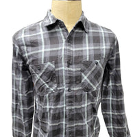 Junk Food - Men's Long Sleeve Plaid Shirt