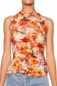 Ulla Johnson Medea Top in snapdragon - women's tank top